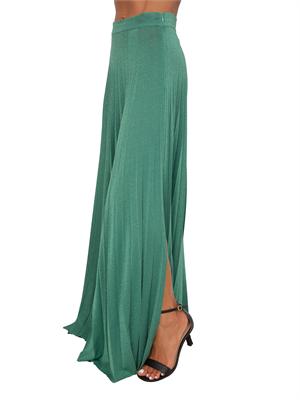 Gonna verde Oringa Kocca in tessuto lurex plissÈ in DONNA