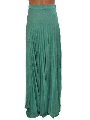 Gonna verde Oringa Kocca in tessuto lurex plissÈ in DONNA