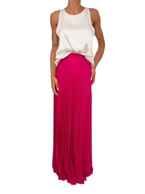 Gonna fuxia Oringa Kocca in tessuto lurex plissÈ in DONNA
