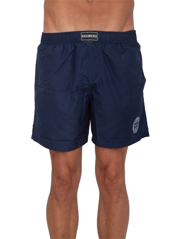 BIKKEMBERGS BEACHWEAR Costume boxer blu Bikkembergs uomo