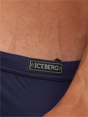 ICEBERG BEACHWEAR Costume slip uomo Iceberg in tessuto blu in UOMO
