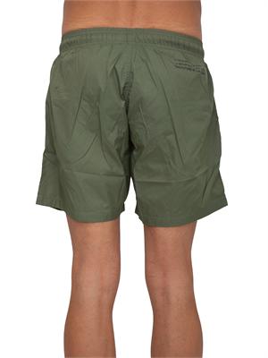 Costume boxer Plein Sport Swim in tessuto tecnico verde in UOMO