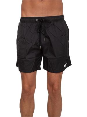 Costume boxer Plein Sport Swim in tessuto tecnico nero in UOMO