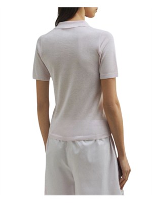 Polo maglia Alcamo Marella in misto viscosa rosa in DONNA