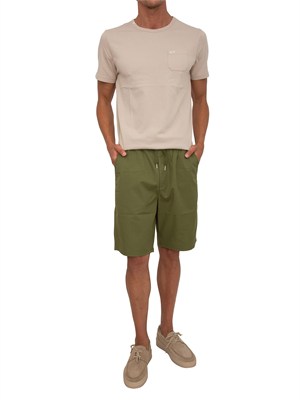 T-shirt Sun68 uomo in cotone beige in UOMO