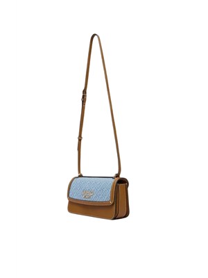 Borsa Liu Jo donna in denim blu chiaro jacquard e logo in DONNA