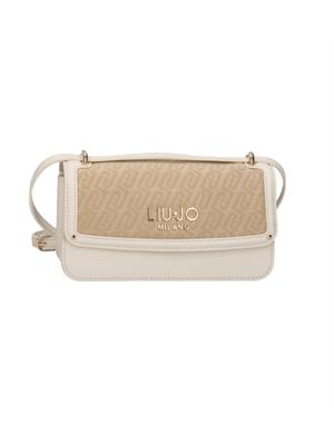 Borsa Liu Jo donna in ecopelle e tessuto beige in DONNA