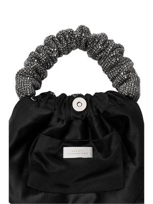 Borsa Angel Twenty Fourhaitch grigia strass in DONNA
