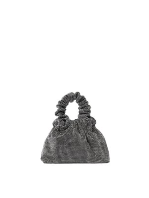 Borsa Angel Twenty Fourhaitch grigia strass in DONNA