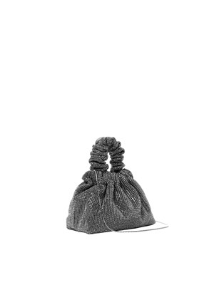 Borsa Angel Twenty Fourhaitch grigia strass in DONNA