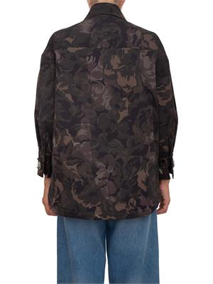 Giacca overshirt imbottita Barengo Pinko camouflage in DONNA
