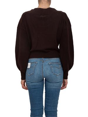 Maglia Ringhio Pinko in lana marrone in DONNA