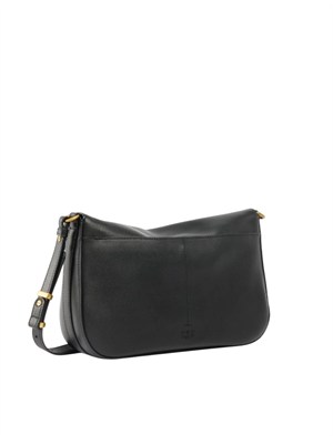 Borsa Pinko in pelle nera con fibbia Love Birds Cut in DONNA