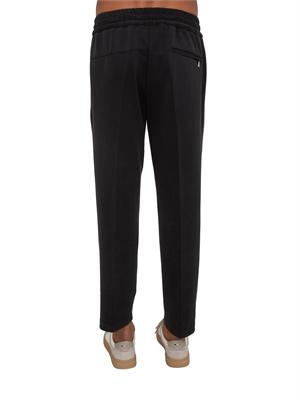 Pantalone tuta Aiace Galassi in tessuto nero in UOMO