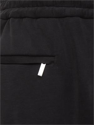 Pantalone tuta Aiace Galassi in tessuto nero in UOMO