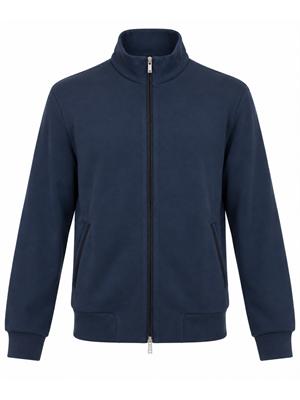 Felpa Aiace Galassi in tessuto blu in UOMO