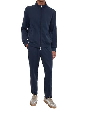 Felpa Aiace Galassi in tessuto blu in UOMO