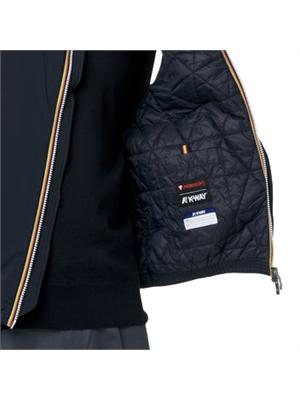 Gilet Valen K-Way uomo in nylon blu waterproof in UOMO