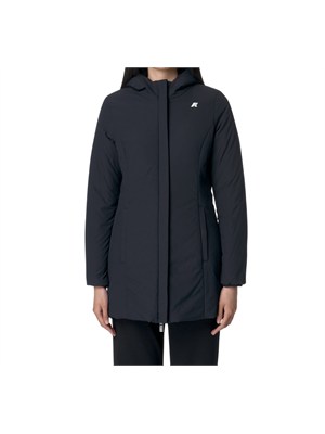 Giubbino reversibile Denise K-Way donna in nylon nero in DONNA