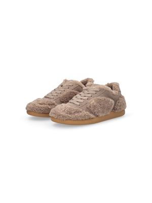 Sneakers Connor Liu Jo donna in tessuto teddy tortora in DONNA