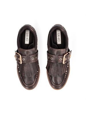 Sneakers Lewis Liu Jo donna in pelle marrone in DONNA