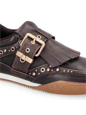 Sneakers Lewis Liu Jo donna in pelle marrone in DONNA