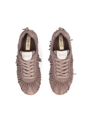 Sneakers tortora Connor Liu Jo donna con frange in DONNA