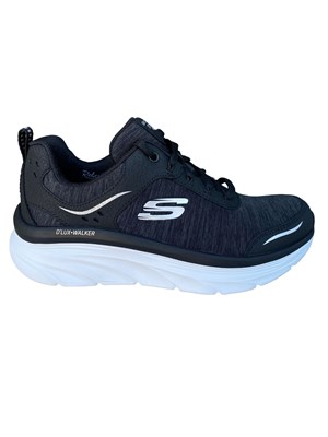 SKECHERS 149336 Bkw D'lux Walker Nero Donna in Scarpe