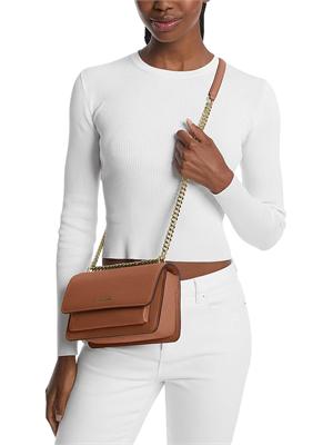 Borsa Claire Michael Michael Kors donna in pelle cuoio in DONNA
