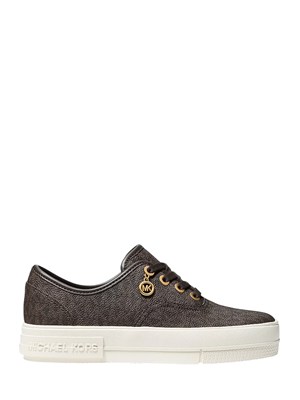 Sneaker Lindsey Michael Michael Kors donna in pelle marrone in DONNA