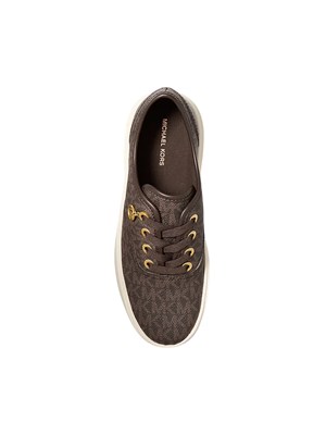 Sneaker Lindsey Michael Michael Kors donna in pelle marrone in DONNA