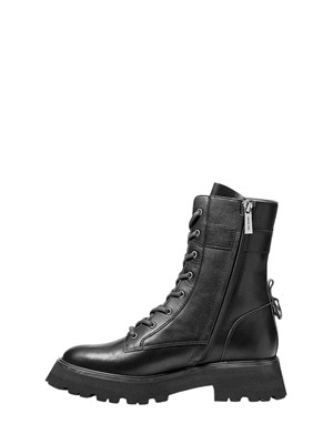 Stivali neri combat Caleb Michael Michael Kors donna in pelle in DONNA