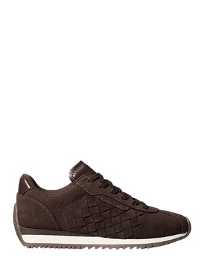Sneakers Rhodes Michael Michael Kors in pelle marrone in DONNA