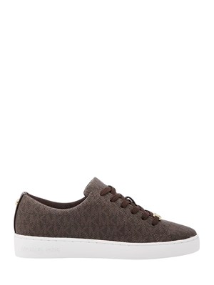 Sneakers Keaton Michael Michael Kors donna in tela marrone logo in DONNA