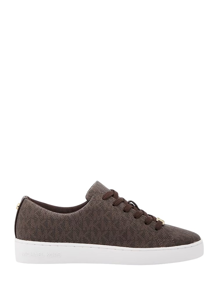 Sneakers Keaton Michael Michael Kors donna in tela marrone logo