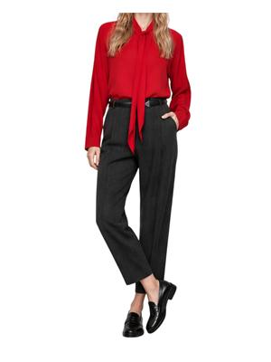 KOCCA Pantaloni grigi Eugen Kokka in misto viscosa in DONNA