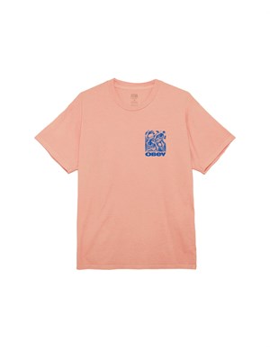 OBEY 163813747 Tee Snc Eyes In Arancio Uomo in Abbigliamento