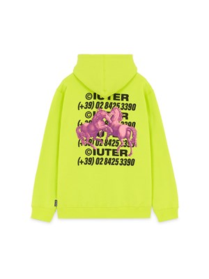 IUTER 23WISH05 Fel.Lime Horses Giallo Uomo in Abbigliamento