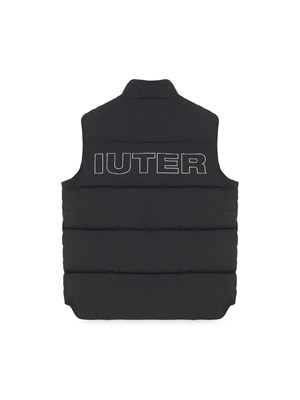 IUTER 24SIJV01 Gilet Blk  P Nero Uomo in Abbigliamento