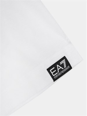 EA7 EMPORIO ARMANI 3DBT57 Bj02Z 1100 T-Shirt Bianco Bambino in Abbigliamento