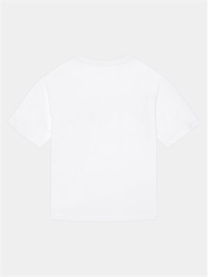 EA7 EMPORIO ARMANI 3DBT57 Bj02Z 1100 T-Shirt Bianco Bambino in Abbigliamento