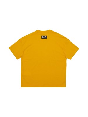 EA7 EMPORIO ARMANI 3DBT59 Bj02Z 1680 T-Shirt Giallo Bambino in Abbigliamento