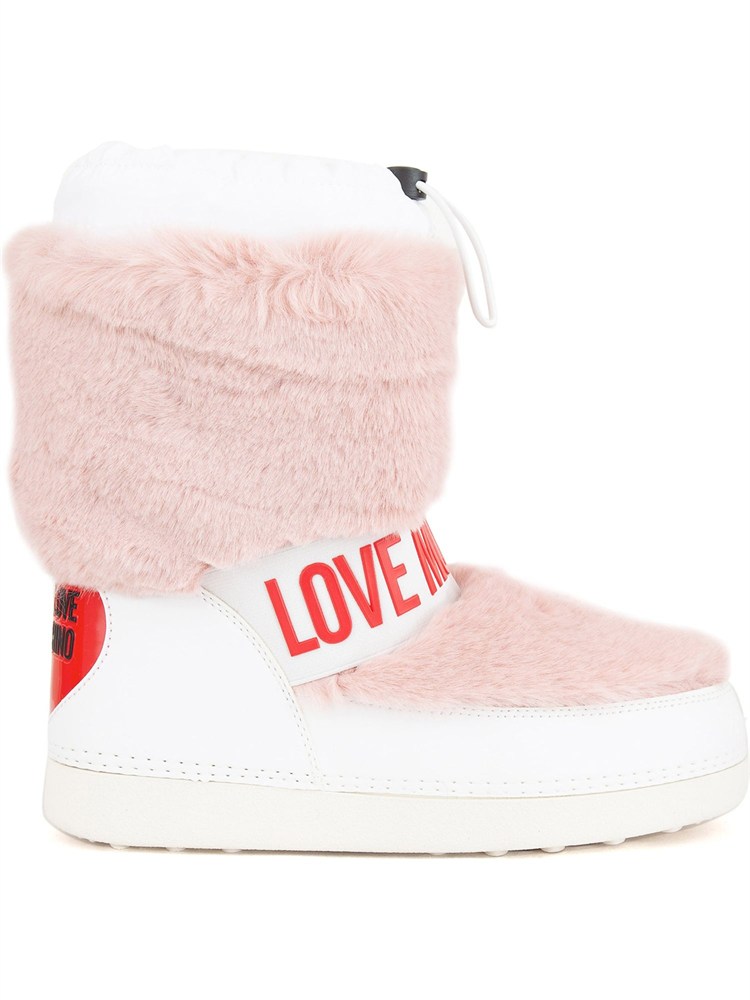 STIVALI LOVE MOSCHINO BIANCO