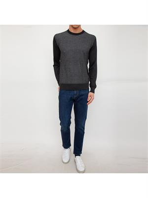 MAGLIA BRIONI NERO in UOMO