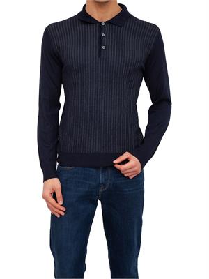 POLO BRIONI BLU in UOMO