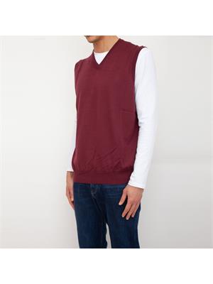 GILET CANALI ROSSO in UOMO