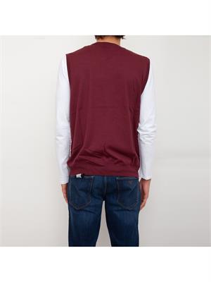 GILET CANALI ROSSO in UOMO