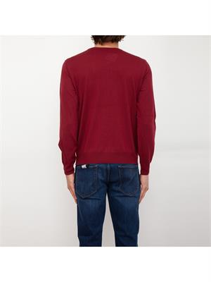 MAGLIA CANALI ROSSO in UOMO