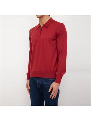 POLO BRIONI ROSSO in UOMO