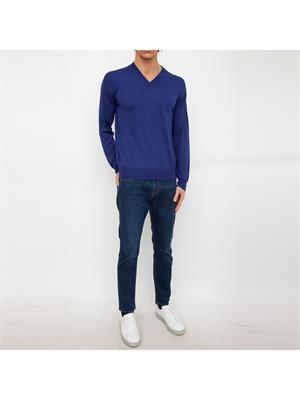 MAGLIA BRIONI BLU in UOMO